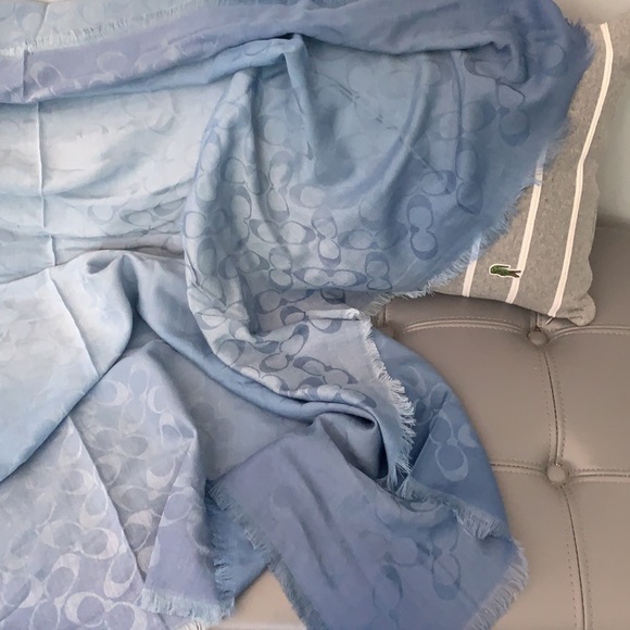 NWT Coach Oversized Signature Print Scarf - Picture 10 of 11